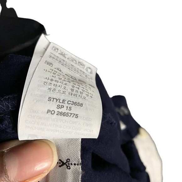 J. Crew Women’s Campbell Navy Ankle Chino Pants - Picture 10 of 10